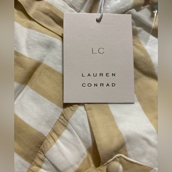 New LC Lauren Conrad voile button front tank style maxi dress XXL 20 22 - Picture 3 of 5